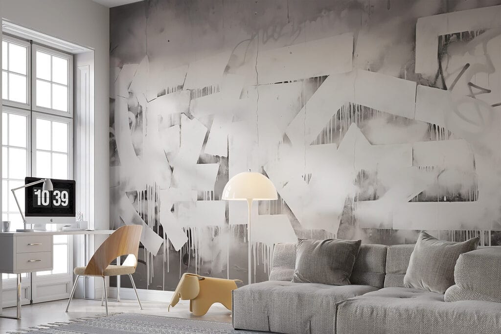 White paint on a wall White paint on a wall