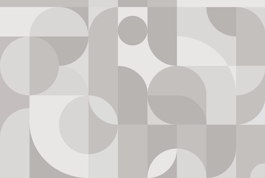 Motivo geometrico grigio e bianco