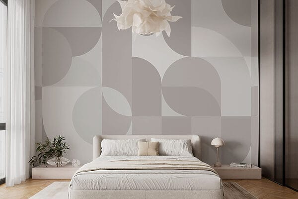 Motivo geometrico grigio e bianco Motivo geometrico grigio e bianco
