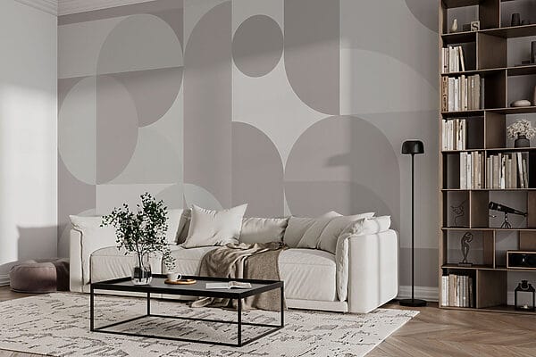 Motivo geometrico grigio e bianco Motivo geometrico grigio e bianco