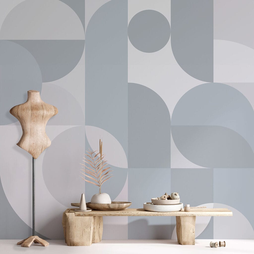 Grey and white geometric pattern Grey and white geometric pattern