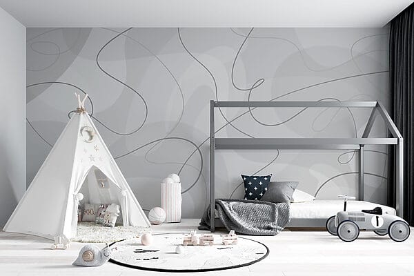 Sfondo grigio e bianco con linee Sfondo grigio e bianco con linee