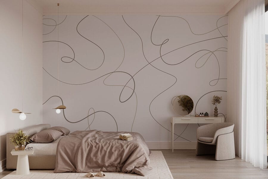 Sfondo bianco con linee nere