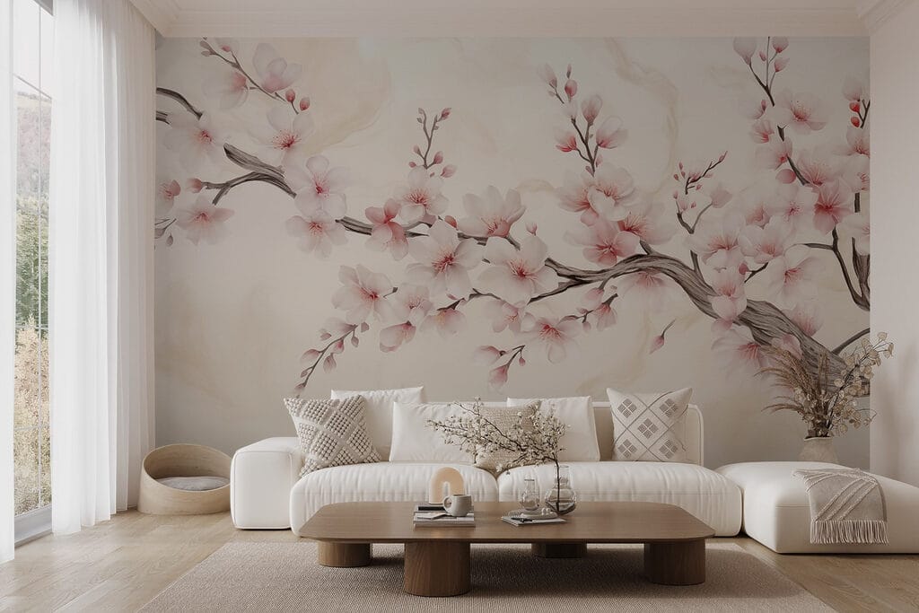 Branch with flowers on it Branch with flowers on it