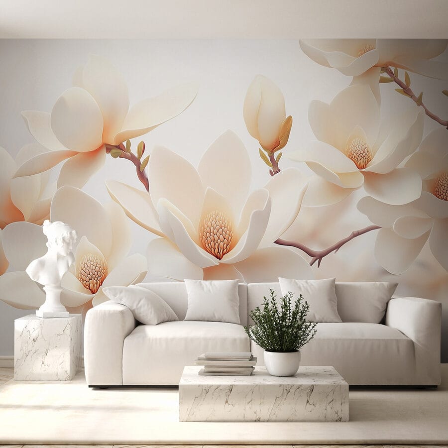 Gruppo di fiori bianchi
