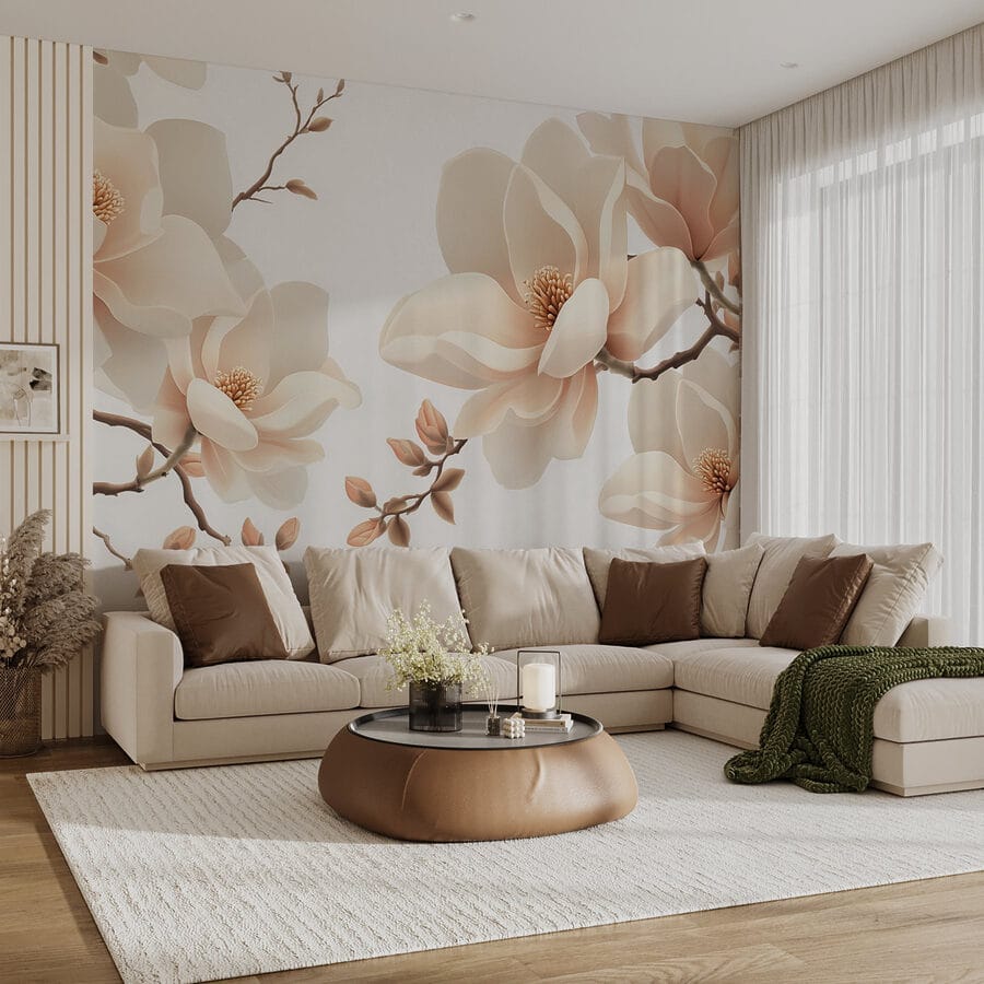 Fiori eleganti su rami aggraziati