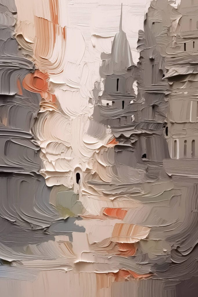 Painting of a building
