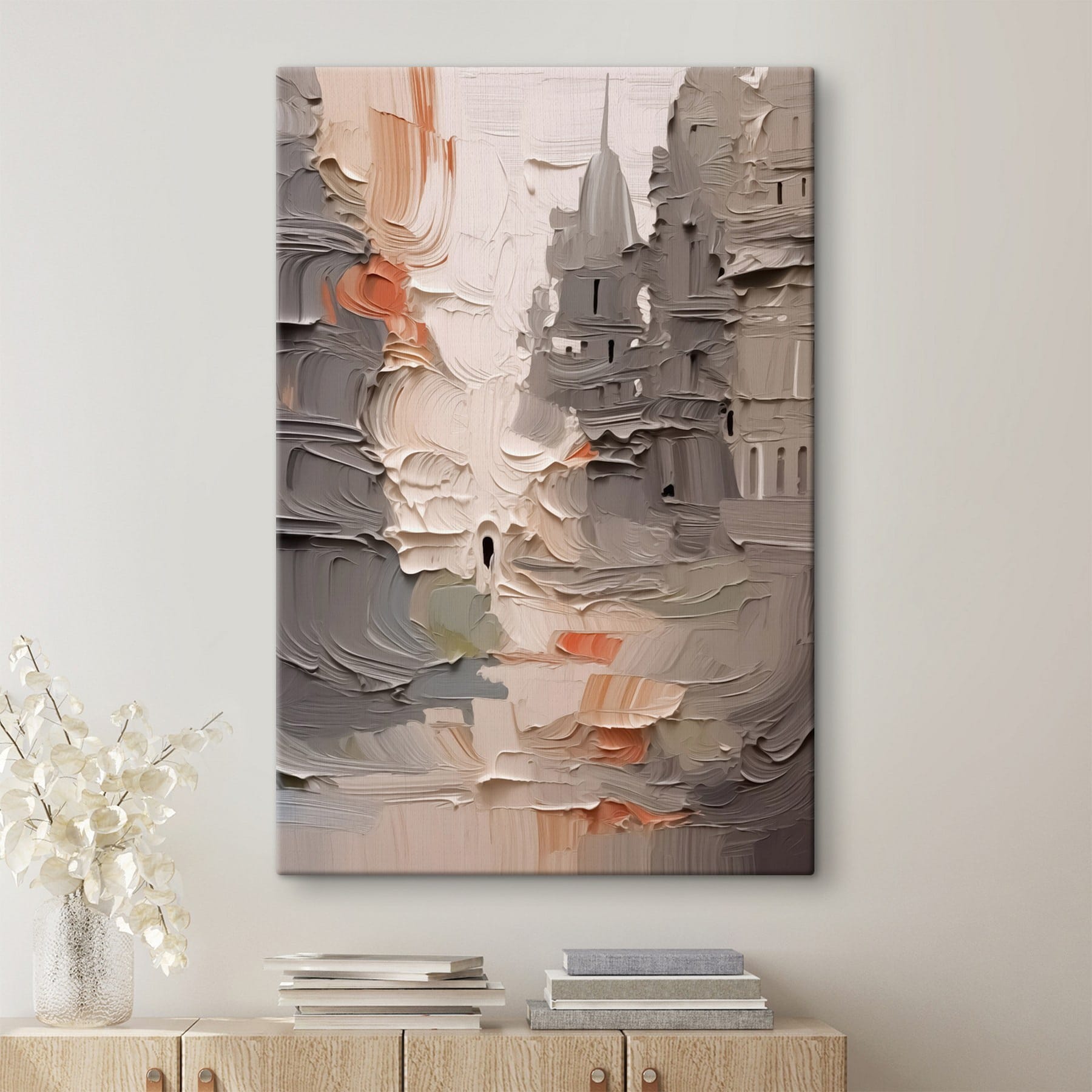 Painting of a building