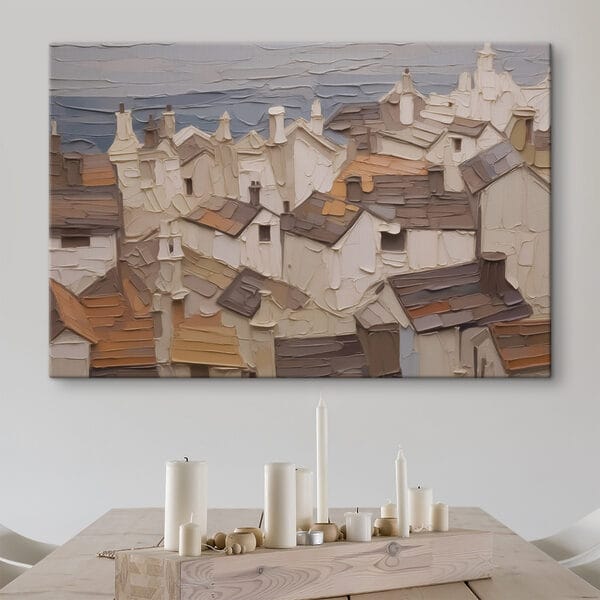 Quadri Dipinto di una città (COD: s42910) Quadri Quadri Dipinto di una città (COD: s42910)