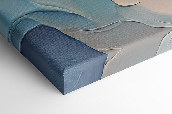 Textured layers in soft hues