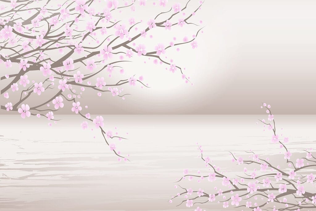 Albero con fiori rosa Albero con fiori rosa