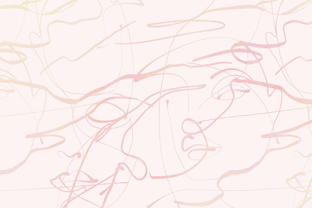 Linee rosa su sfondo bianco Linee rosa su sfondo bianco