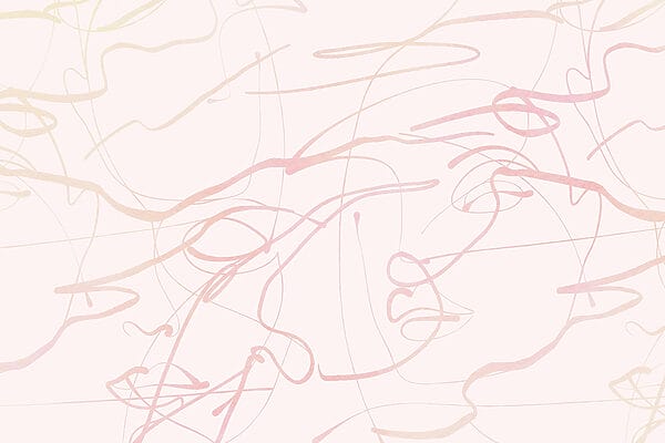 Linee rosa su sfondo bianco Linee rosa su sfondo bianco