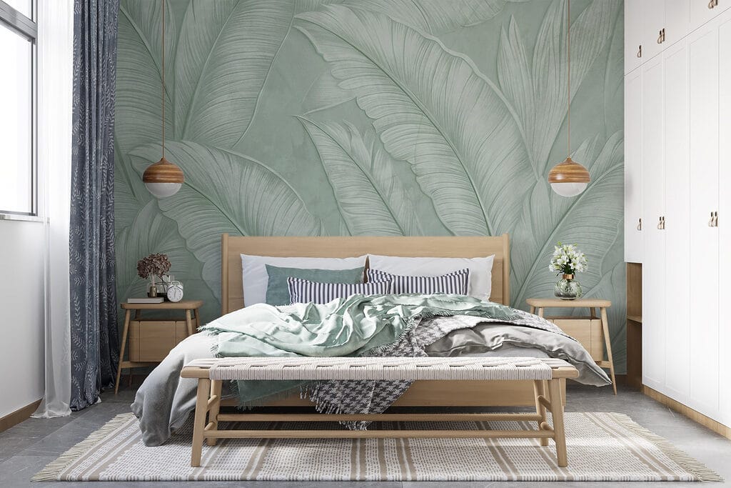 Serene green foliage in harmony Serene green foliage in harmony