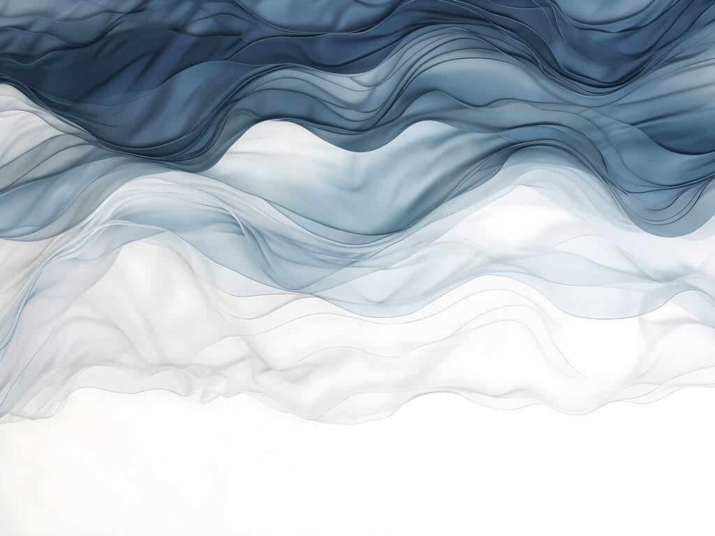 Tessuto ondulato blu e bianco Tessuto ondulato blu e bianco