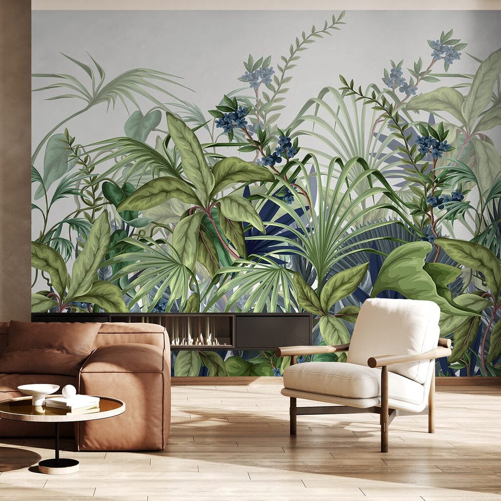 Lush greenery in vibrant display