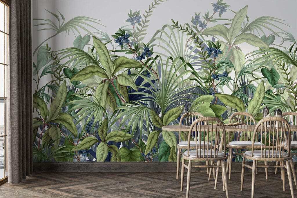 Lush greenery in vibrant display