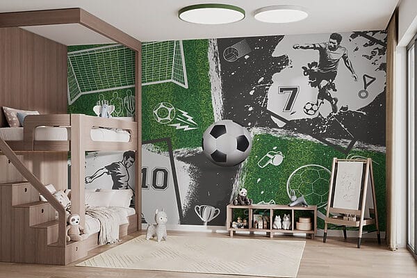 Azione di calcio sul campo Azione di calcio sul campo
