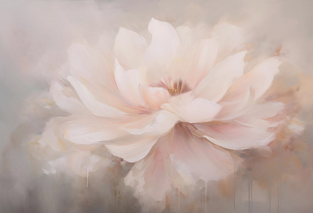 Pittura di un fiore Pittura di un fiore