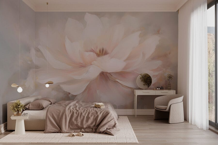 Pittura di un fiore