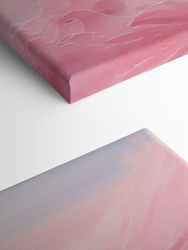 Pink and white cloud