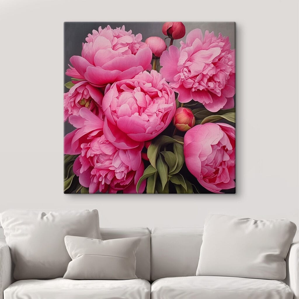 Delicate blooms in soft pink hues