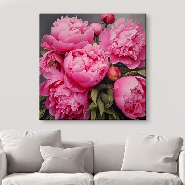 Delicate blooms in soft pink hues