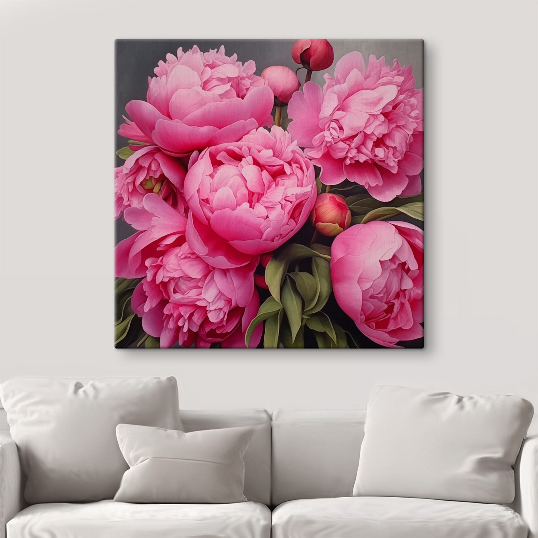 Delicate blooms in soft pink hues