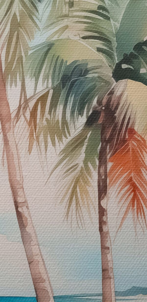 Palm trees on a beach Palm trees on a beach