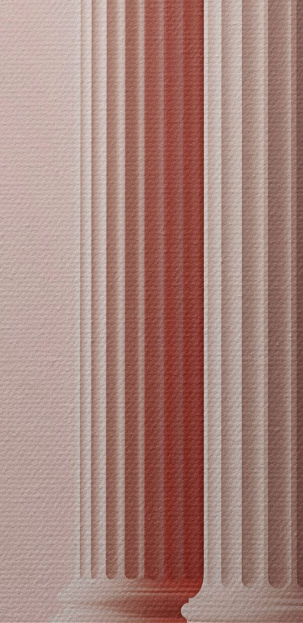 Row of white pillars