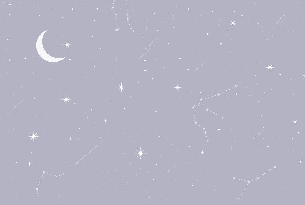 Luna e stelle nel cielo Luna e stelle nel cielo