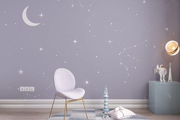 Luna e stelle nel cielo Luna e stelle nel cielo