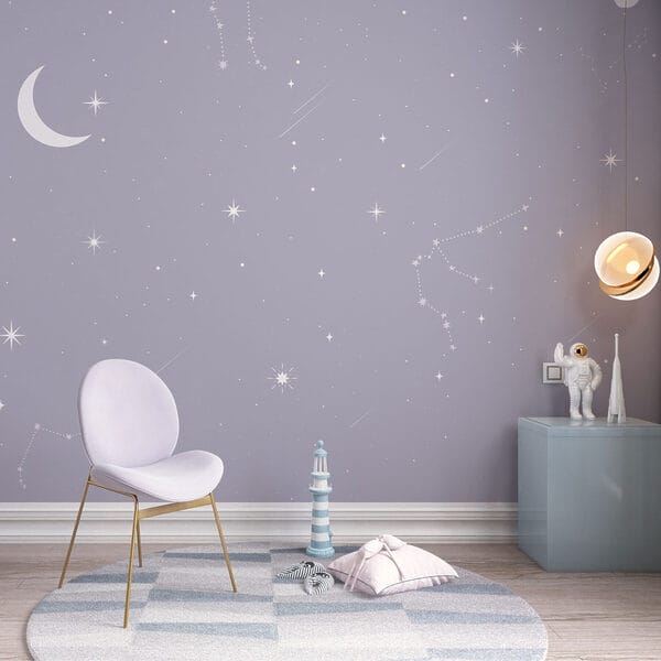Luna e stelle nel cielo Luna e stelle nel cielo