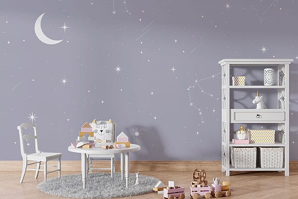 Luna e stelle nel cielo Luna e stelle nel cielo