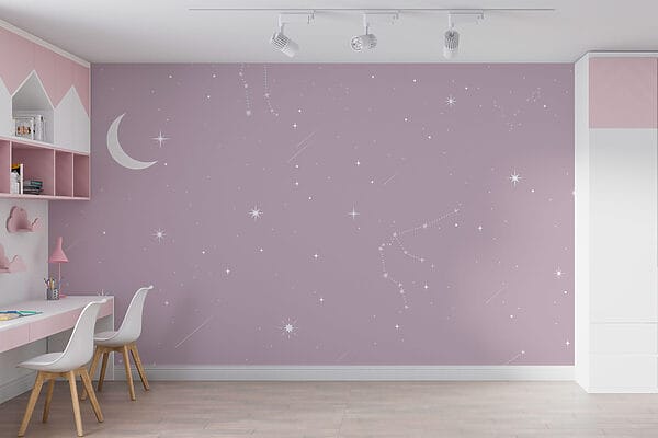 Luna e stelle nel cielo Luna e stelle nel cielo