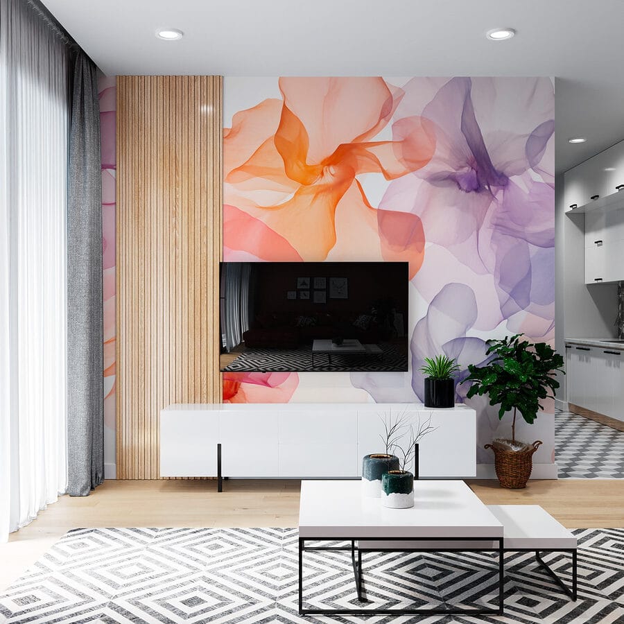 Gruppo di fiori di diversi colori