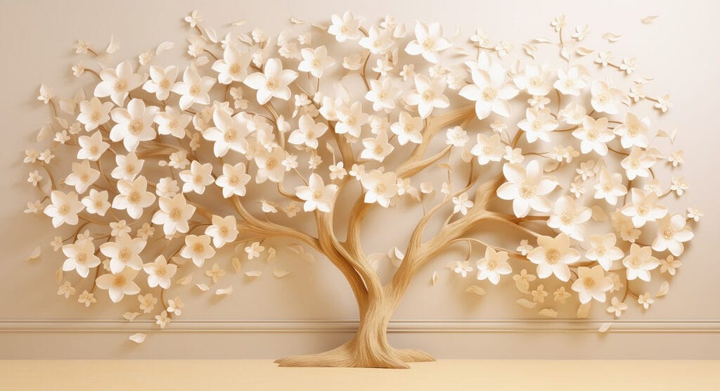 Albero con fiori Albero con fiori