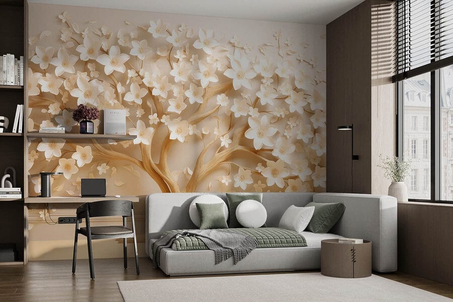 Albero con fiori