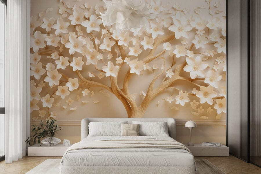 Albero con fiori