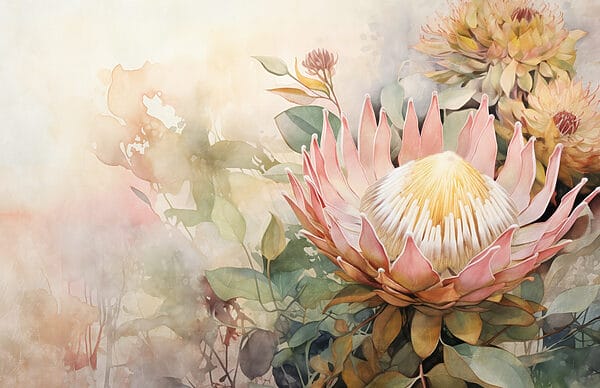 Acquerello di un fiore Acquerello di un fiore