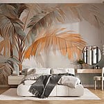 Carta da parati Palme nella nebbia