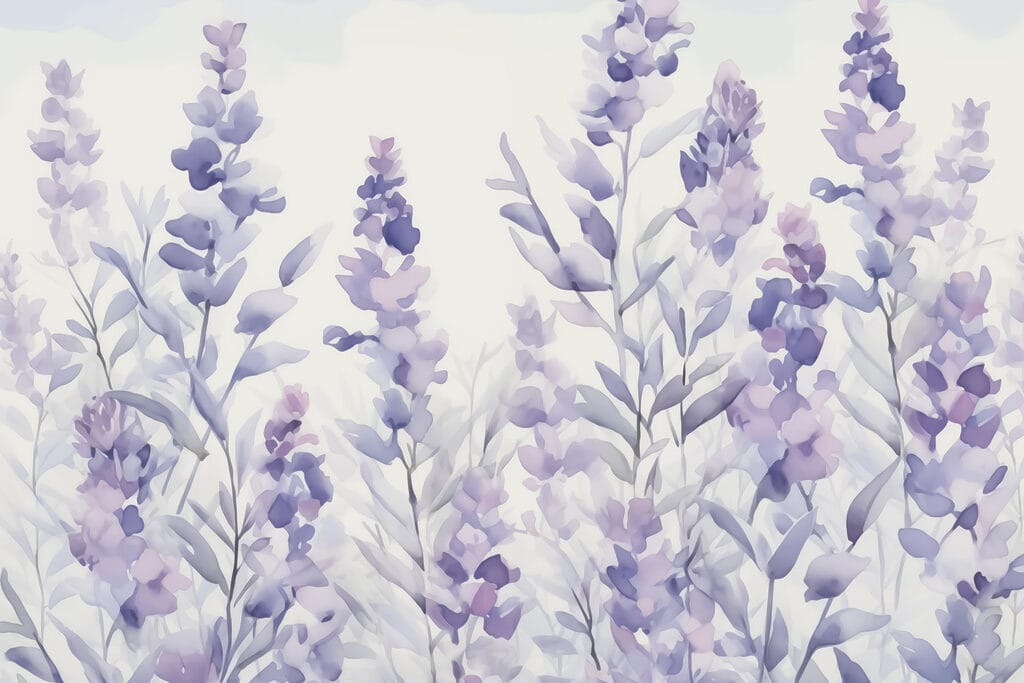 Pittura di fiori viola Pittura di fiori viola