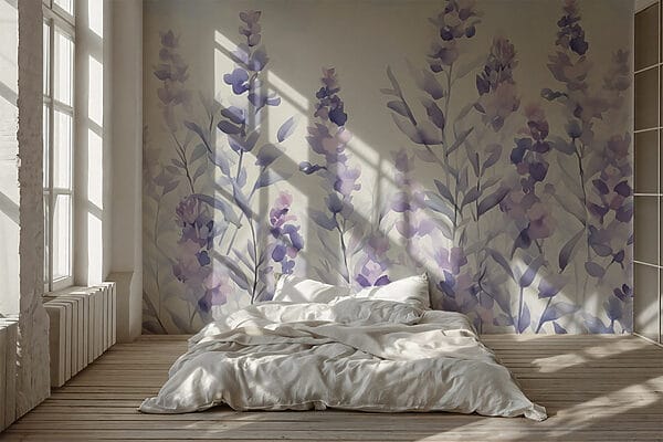 Pittura di fiori viola Pittura di fiori viola