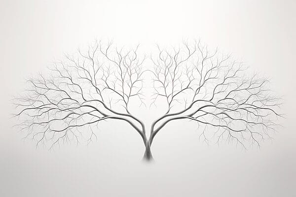 Albero senza foglie Albero senza foglie