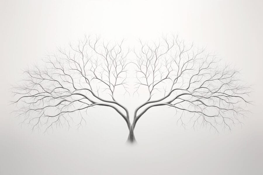 Albero senza foglie Albero senza foglie