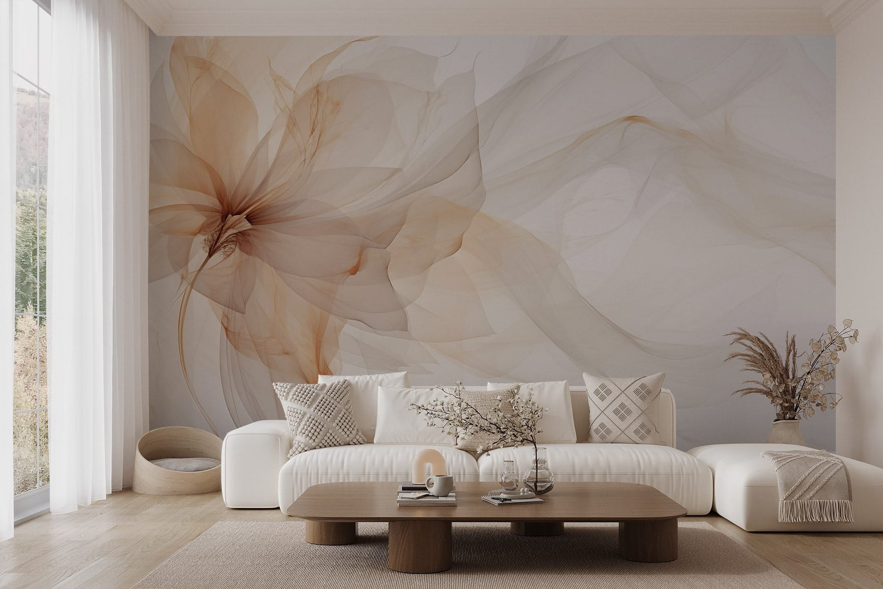 Delicate blooms in soft hues Delicate blooms in soft hues