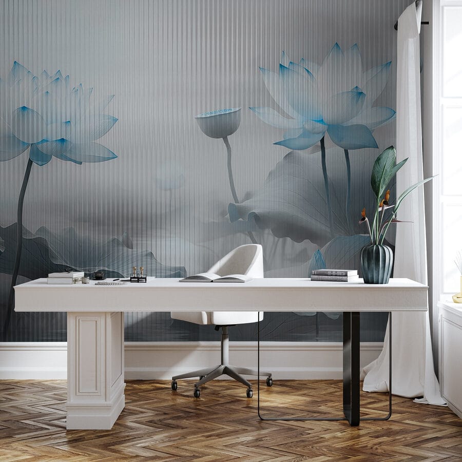 Pittura di fiori e foglie