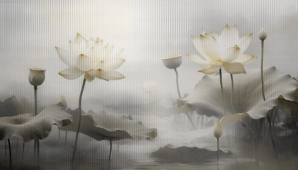 Pittura di fiori e foglie Pittura di fiori e foglie