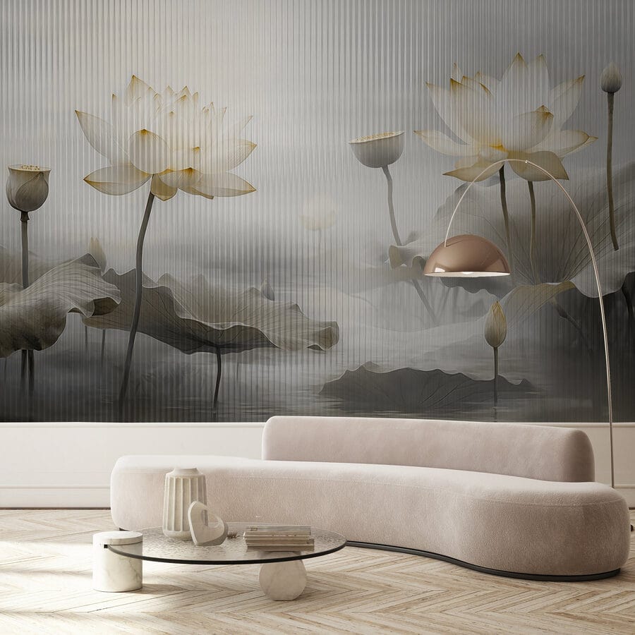 Pittura di fiori e foglie