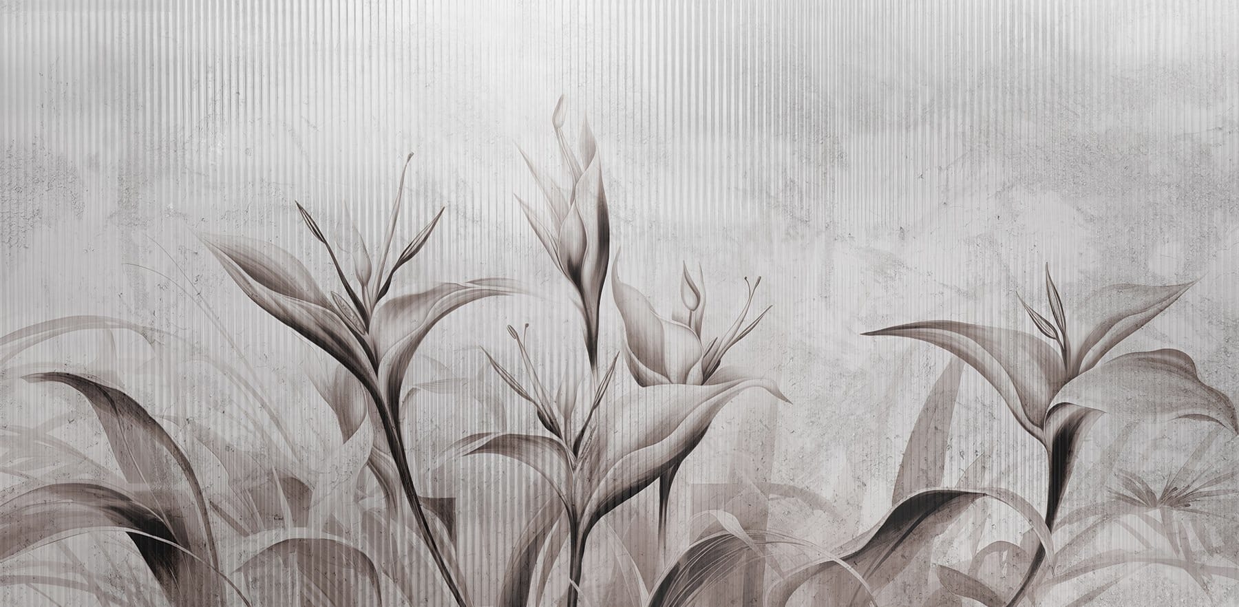 Dreamy floral textures in soft tones